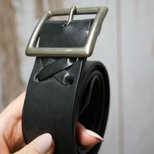 Gap Genuine Leather Womens Black Belt